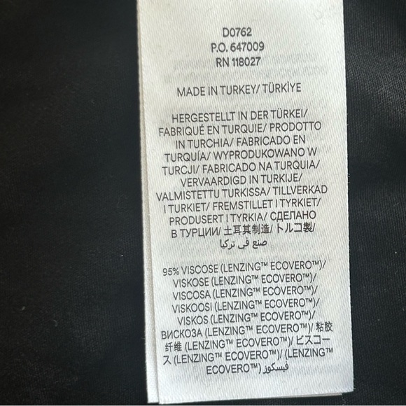 NWT Boden Black Willow V-Neck Long Sleeve Fit & Flare Stretch Jersey Dress 6R - Picture 8 of 8